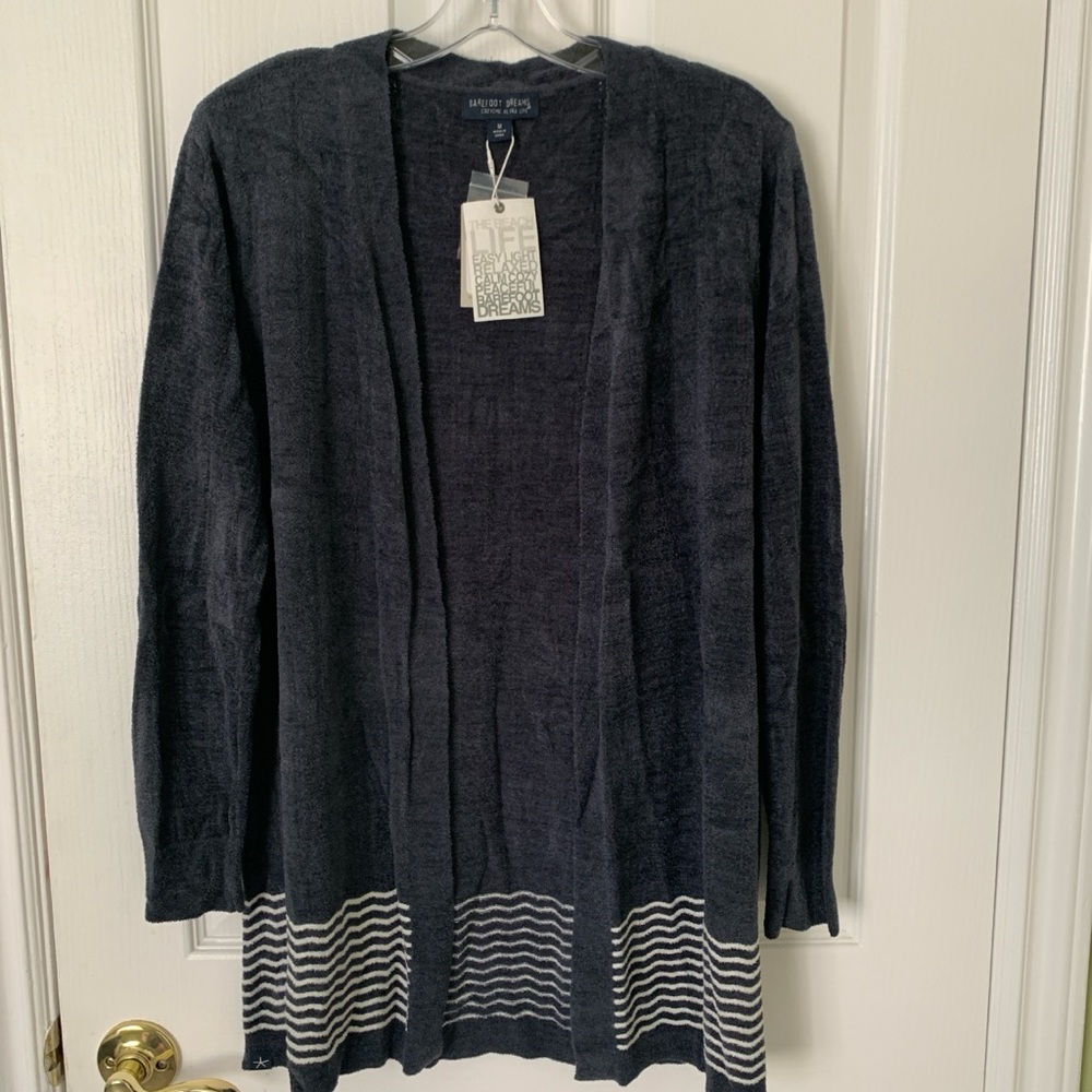 Barefoot Dreams Cozy Navy Cardigan